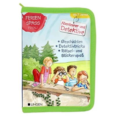 Abbildung von Ferienspaß total! Abenteurer und Detektive: Geschichten, Detektivtricks, Rätsel Stickerspaß in einem Set für Kinder ab 7 Jahren