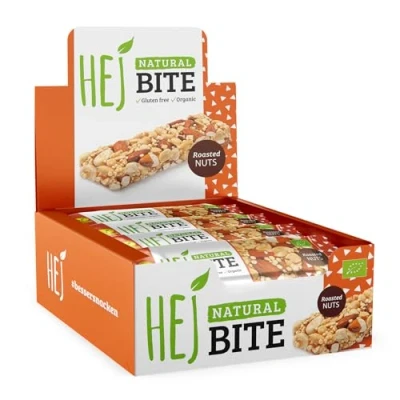 Abbildung von HEJ Bite Veganer Nussriegel Snack Roasted Nuts 12 x 40 g