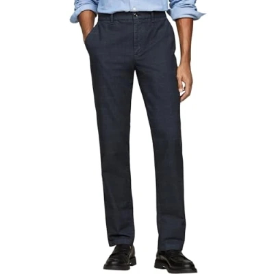 Abbildung von Tommy Hilfiger Herren Chino Hose Denton Straight Fit, Blau (Desert Sky), 34W/28L