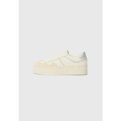 Abbildung von Tommy Jeans THE Greenwich Flatform Sneaker low ivory/silvercoloured, Damen, Größe: 40, Ivory/silver coloured Schuhe