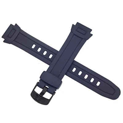Abbildung von Casio Original Uhrenarmband für W 756 2AV W756 Blau 10287401, Riemen