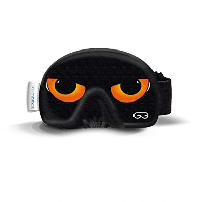 Abbildung von Soggle Skibrillen Schutz Überzug aus Mikrofaser (one Size), Farbe:Eyes 01 orange