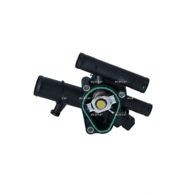 Abbildung von NRF 725011 Kühlwasserthermostat 89 mit Sensor, Dichtring Gehäuse RENAULT: MEGANE 3 Grandtour, 2 Stufenheck, Coupe Cabriolet