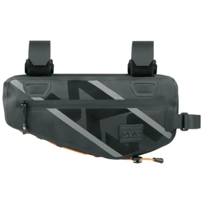 Abbildung von SKS GERMANY Explore Frame Bag Rahmentasche für Fahrräder (Fahrradtasche, Veil Stauraum, Verschweißtes spritzwasserdichtes Obermaterial, Kürzbare Klettstraps), Schwarz