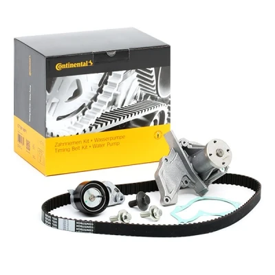 Abbildung von CONTITECH CT881WP1 Wasserpumpe + Zahnriemensatz mit Nockenwellenschrauben 117 FORD: Focus 2, FIESTA 5, 2 Kombi, VOLVO: V50, S40 II