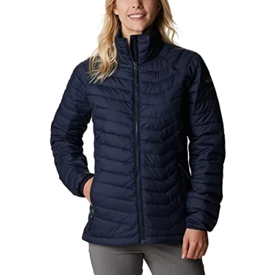 Abbildung von Columbia Powder LITE Winterjacke, Damen, Größe: Small, Granatowy