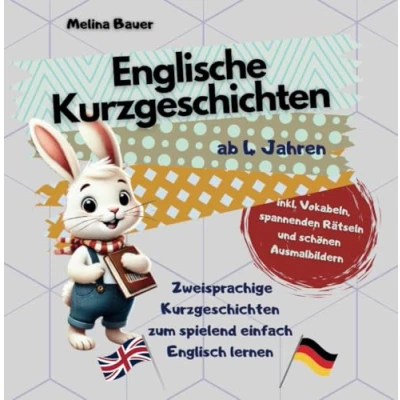 Abbildung von Englisch Kurzgeschichten ab 4 Jahren Zweisprachige zum spielend einfach lernen inkl. Vokabeln, spannenden Rätseln und schönen Ausmalbildern
