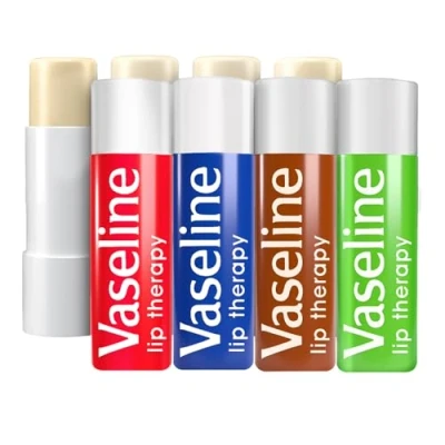 Abbildung von Vaseline Lip Therapy Feuchtigkeitsspendender Lippenpflegestift 4er Set Rosy, Original, Cocoa Butter und Aloe Vera (Lippenpflegestift Set)