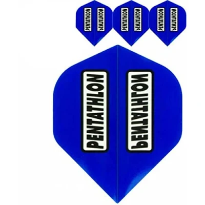 Abbildung von abcdarts Unisex Erwachsene Pentathlon Classic Dart Flights, Dunkel Blau, Klassische EU