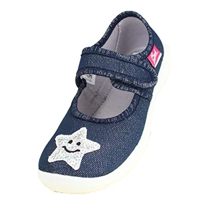 Abbildung von Beck M dchen Smile Niedrige Hausschuhe, Blau, 23 EU