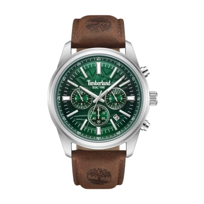 Abbildung von Timberland Chronograph »NORTHBRIDGE«, Quarzuhr, Armbanduhr, Herrenuhr, Lederarmband, Stoppfunktion, Datum
