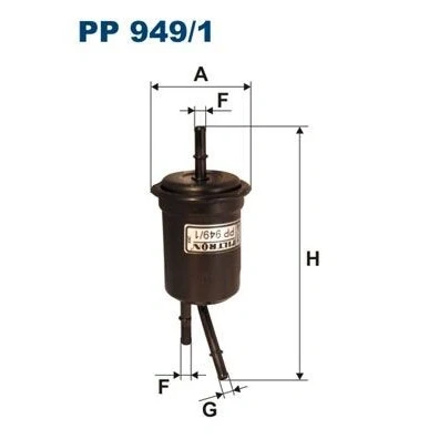 Abbildung von FILTRON PP 949/1 Kraftstofffilter Leitungsfilter 8