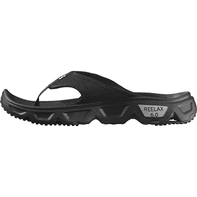 Abbildung von Salomon Herren Reelax Break 6.0 Slipper, Black Alloy, 42 EU