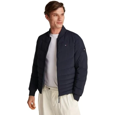 Abbildung von Tommy Hilfiger MIX Quilt Winterjacke, Herren, Größe: XXL, Desert sky