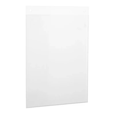 Abbildung von DIN A5 Werbedisplay/Preisschildhalter/Türschild/Info Tafel im Hochformat aus original PLEXIGLAS