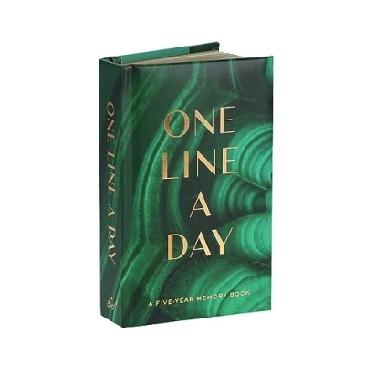 Abbildung von Malachite Green One Line A Day: Five Year Memory Book