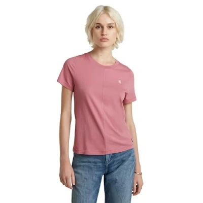 Abbildung von G Star Front SEAM Tshirt basic, Damen, Größe: Medium, Deep ginger