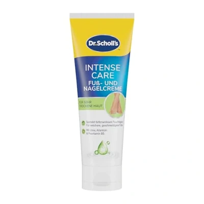 Abbildung von Scholl reichhaltige Fuß und Nagelcreme ideal für raue sehr trockene Füße mit Urea Vitamin Komplex steigert den Feuchtigkeitsgehalt 75 ml