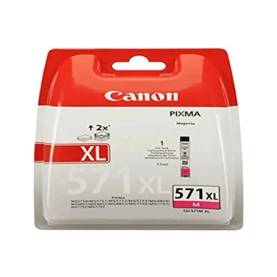 Abbildung von Canon Originaltinte CLI 571XL M, Größe XL, Magenta, Plastikverpackung (alte Version)