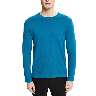 Abbildung von ESPRIT Herren 992ee2i303 Pullover, Teal Blue, XL EU