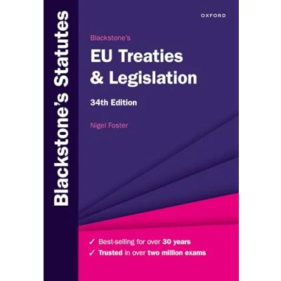 Abbildung von Blackstone&#039;s Eu Treaties &amp; Legislation (Blackstone&#039;s Statute)