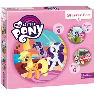 Abbildung von My little Pony Starter Box 2 (Folge 4 6) Die Original Hörspiele zur TV Serie