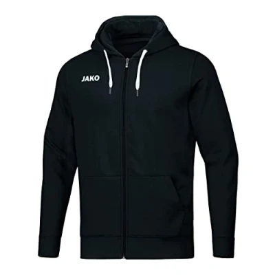 Abbildung von JAKO Fussball Teamsport Textil BASE Sweatjacke, Herren, Größe: XXL, Schwarz