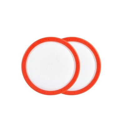 Abbildung von Amazon Basics Ersatzfilter für 1,7L Bodenstaubsauger (Modell: B0D6V6S9KX), 2er Pack, Waschbar