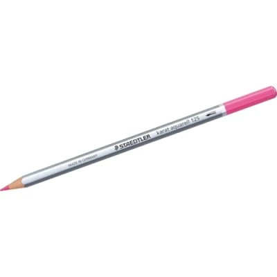 Abbildung von Staedtler 125 20 karat aquarell Farbstift, wasservermalbar, 6 Stück im Kartonetui, magenta