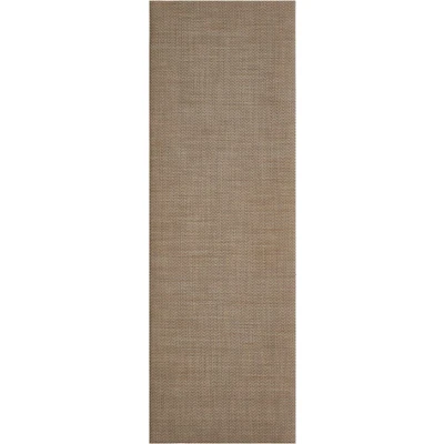 Abbildung von andiamo Teppich Läufer Soft Küchenläufer Küchenteppich waschbar rutschfest aus PVC Flur 50 x 150 cm Grau braun