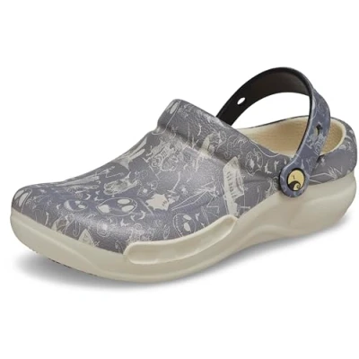 Abbildung von Crocs Unisex Bistro Graphic Clog Holzschuh, Nightmare Bfr Xmas White, 36/37 EU