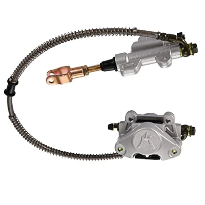 Abbildung von GOOFIT Hinter Disc Hauptbremszylinder mit Bremssattel Ersatz für Taotao ATV Quad 150cc 200cc 250cc