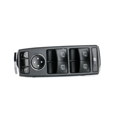 Abbildung von TOPRAN 409 628 Schalter, Fensterheber fahrerseitig verchromter Rand MERCEDES BENZ: C Class T modell, Saloon, E modell