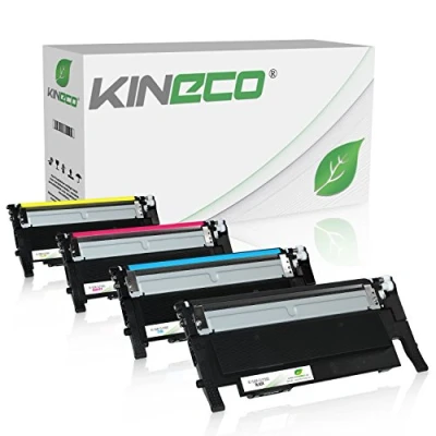 Abbildung von Kineco 4 Toner kompatibel mit Samsung CLT P406C für CLP 360 365 CLX 3305FN 3305FW 3305W Xpress C460W C460FW C410W C467W
