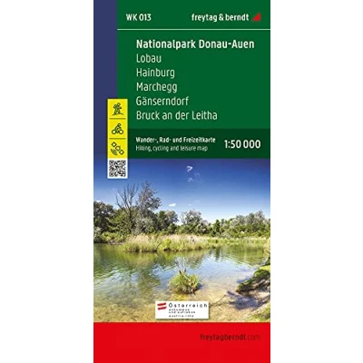 Abbildung von Freytag Berndt Wanderkarten, WK 013, Donau Auen Lobau Hainburg Marchegg Gänserndorf Bruck a.d. Leitha Maßstab 1:50.000