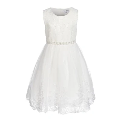 Abbildung von Happy Girls Mädchen Festliches Spitzenoberteil Kleid für besondere Anlässe, Ecru, Regular