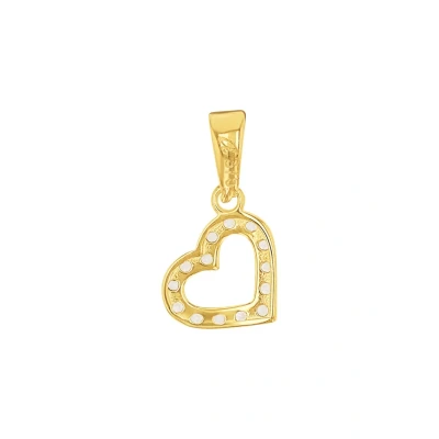 Abbildung von amor HERZ Anhänger, Damen, Größe: One Size, Gold