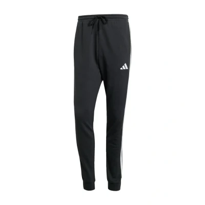 Abbildung von adidas Sportswear Essential Three Stripes Jogginghose Black white, Herren, Größe: XS, white