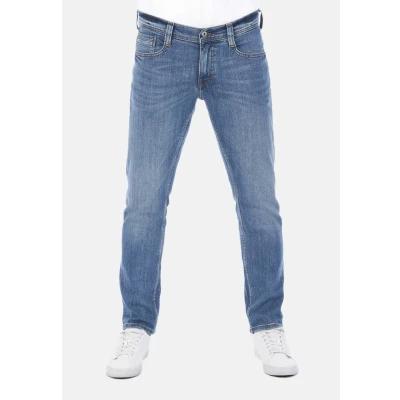 Abbildung von Mustang Oregon Jeans Tapered Fit, Herren, Größe: 33x30, Light blue denim