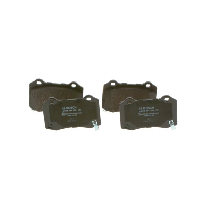 Abbildung von BOSCH 0 986 494 708 Bremsbelagsatz Low Metallic mit akustischer Verschleißwarnung Anti Quietsch Blech JEEP: GRAND CHEROKEE 3, 4
