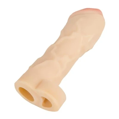 Abbildung von Penishülle „Thicker &amp; Bigger Extension“ mit Hodenring