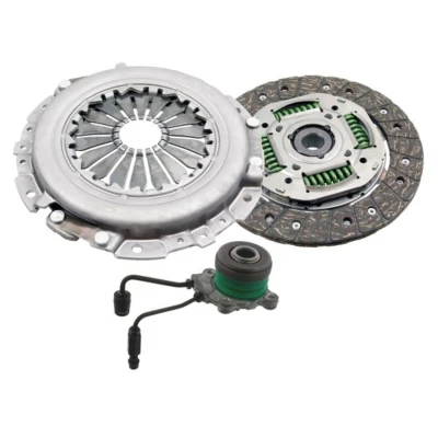 Abbildung von BLUE PRINT ADBP300080 Kupplungssatz dreiteilig mit Zentralausrücker, synthetischem Fett 215 MERCEDES BENZ: A Class, B Class