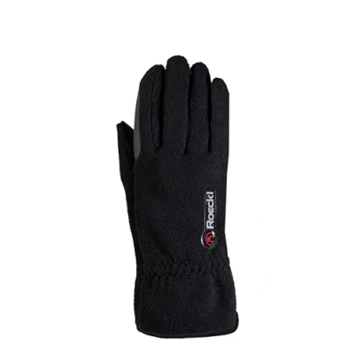Abbildung von Roeckl Sports Junior Winter Handschuh Kairi, Kinder Reithandschuh, Schwarz, 6
