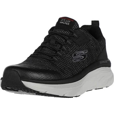 Abbildung von Skechers Herren D&#039;lux Walker Pensive Walkingschuhe, schwarz / weiß, 39 EU