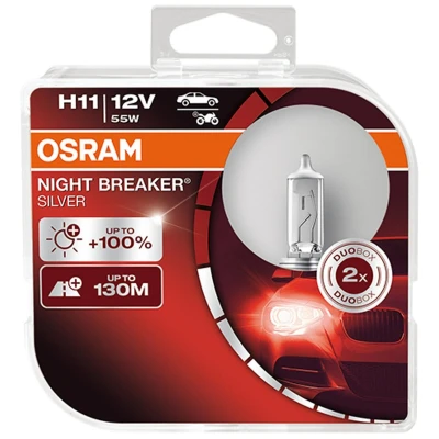 Abbildung von OSRAM 64211NBS HCB Glühlampe, Fernscheinwerfer H11 12V 55W Halogen VOLKSWAGEN: Golf 7, Passat B6 Variant, Touran I, BMW: 3 Coupe, Touring, Saloon