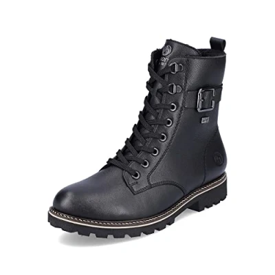 Abbildung von Remonte Schnürstiefelette, Damen, Größe: 38, Schwarz Schuhe
