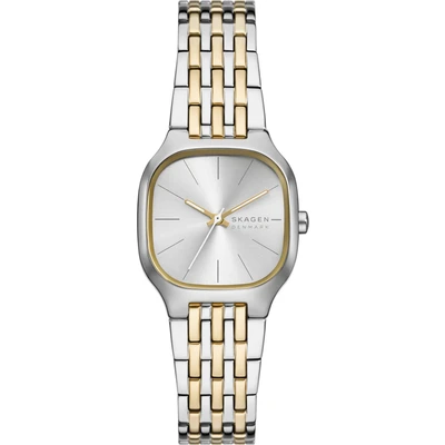Abbildung von Skagen Traditional Mellem Lille Uhr, Damen, Größe: One Size, Gold, silver