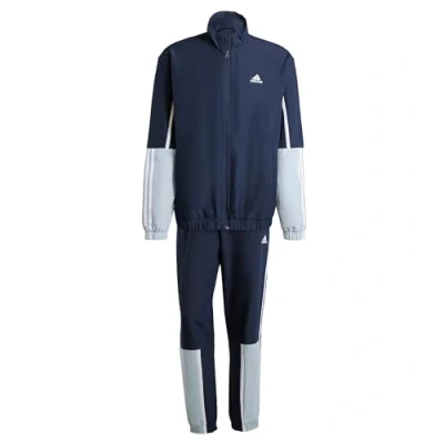 Abbildung von adidas Sportswear Colorblock Tracksuit SET Trainingsanzug, Herren, Größe: Small, Legend ink