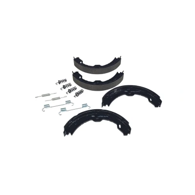 Abbildung von HELLA 8DA 355 050 481 Handbremsbeläge ohne Handbremshebel mit Zubehör MERCEDES BENZ: E Class Saloon, T modell, CLS Coupe