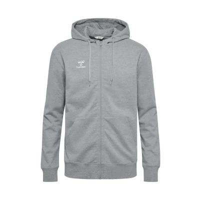 Abbildung von Hummel Hmlgo 2.0 Sweatjacke, Herren, Größe: XXL, Grey melange